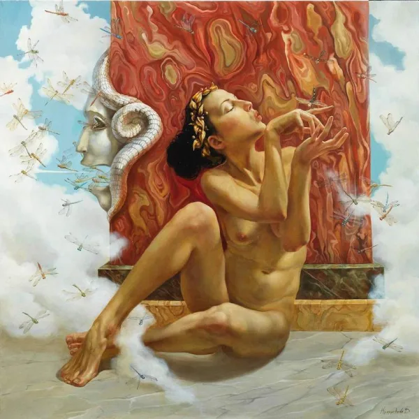 L'EQUILIBRIO, 100x100cm, 2016 (SOLD)